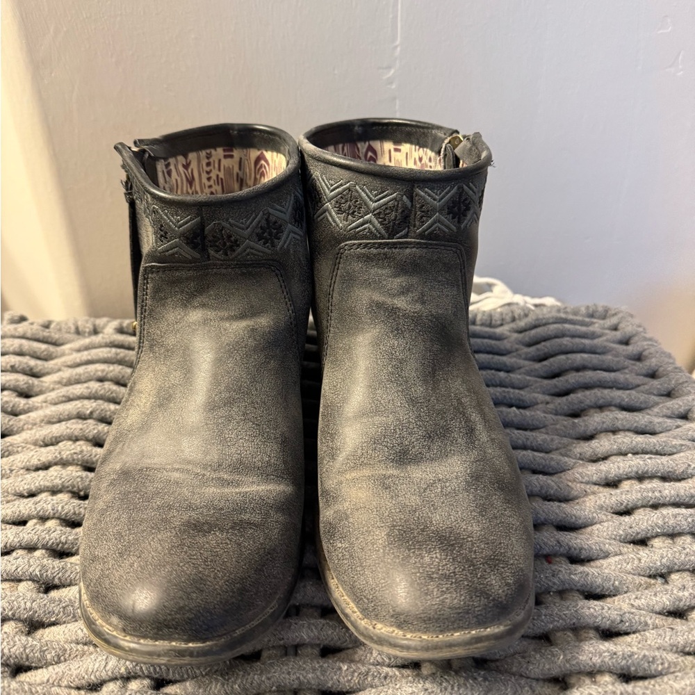 Roxy dusty blue Ankle Boots
